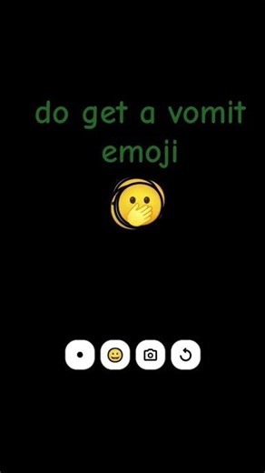 do get a vomit emoji