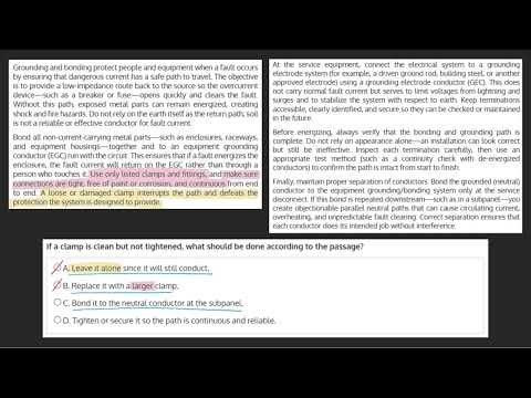 NJATC Reading Comprehension V - Question 41