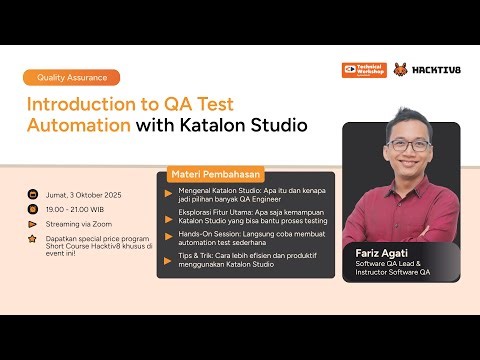 Introduction to QA Test Automation with Katalon Studio
