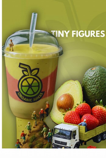 صغار بالحجم… كبار بالإصرار! 🐎💚 Tiny figures, unstoppable spirit — boosted by Organic Juices!