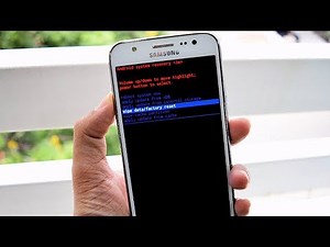 How To Reset Samsung Mobile Galaxy J5 (Factory Reset)
