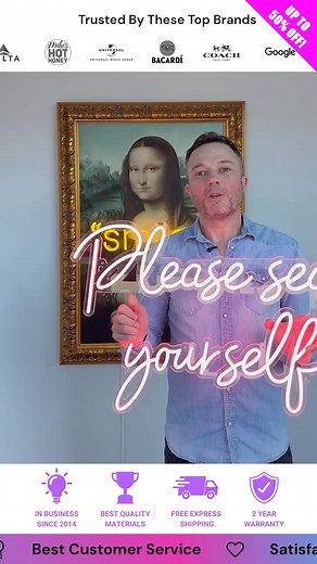 7K views | Design your neon sign using our online customizer and get 50% off! | Neon Mfg. | Facebook