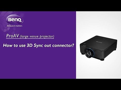 [BenQ FAQ] Projector_ How to use 3D sync out connector ?