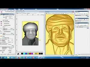 HOW TO MAKE TOOLPATH FOR FACE 3D DESIGN IN ARTCAM