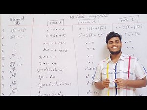 Field Theory || Abstract Algebra || Lecture- 9 || Method of Finding Minimal polynomial ||