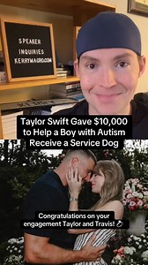 23K views · 1K reactions | Taylor Swift Gave $10,000 to Help a Boy with Autism Receive a Service Dog #Autism #Autistic #TaylorSwift #AutismAwareness | Dr. Kerry Magro's Autism Journey | Facebook