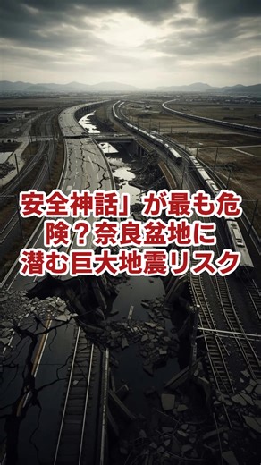 安全神話」が最も危険？奈良盆地に潜む巨大地震リスク #話題 #注目 #衝撃 #SNSで話題 #今日の話題 #ニュース #地震 #巨大地震 #地震リスク #防災 #災害 #日本の地震 #安全神話 #要注意 #トレンド