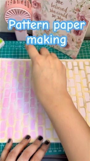 Handmade pattern paper for journalists or scrapbooking