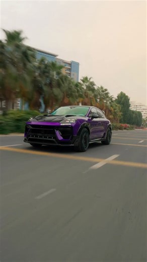 TECHART on Instagram: "Day 2/24🌟 Don’t blink. In the streets of Dubai, the TECHART MAGNUM shows its presence in full motion. Up close, carbon surfaces, sculpted aero components and a Tiffany Blue interior reveal the craftsmanship behind every contour. Emotion in motion. Precision in detail. MAGNUM at its core.💜🩵 Comment or DM “MAGNUM” for more information. ✍🏼 #TECHART #MAGNUM #Beyondtheordinary #dubai #rollingshot #manufacture #streetsofdubai #techartporsche #techartcayenne #porschecayenne #