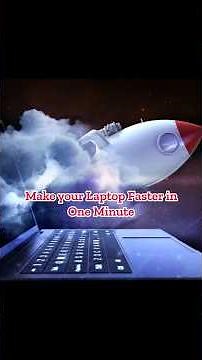 Make Your Laptop Faster in One Minute: Best Performance | Speed Up Windows