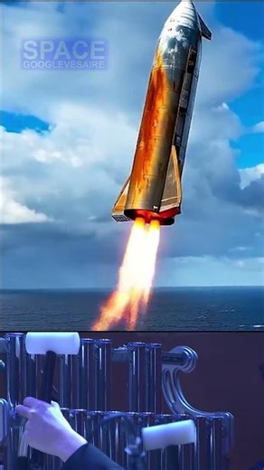 Starship Flight 10 Landing Burn & Splashdown 🌎🔥 | #SpaceX #Starship #AI