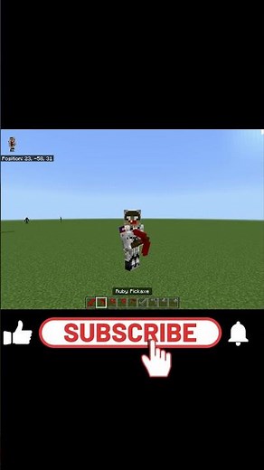 Minecraft Ruby Pickaxe Texture #minecraft #fyp