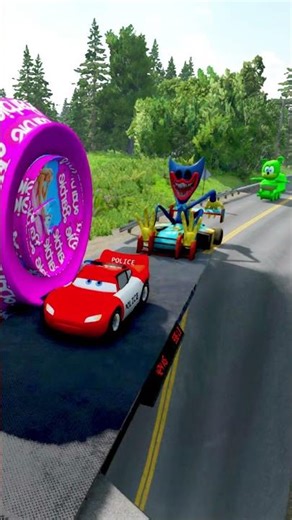 Insane Stunts & Weird Cars VS Wolverine Thanos Fists Trap! – BeamNG.Drive