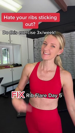 Fix Rib Flare Exercises for Women