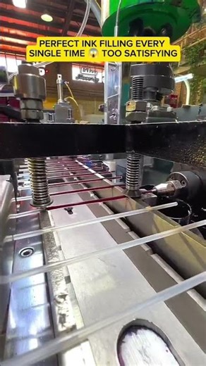 This Pen Ink Filling Machine Is INSANELY Precise… Factory ASMR Hits Hard 🤯 #factory #asmr #shorts