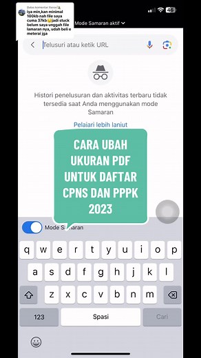 Cara Ubah Ukuran PDF untuk Daftar CPNS 2023