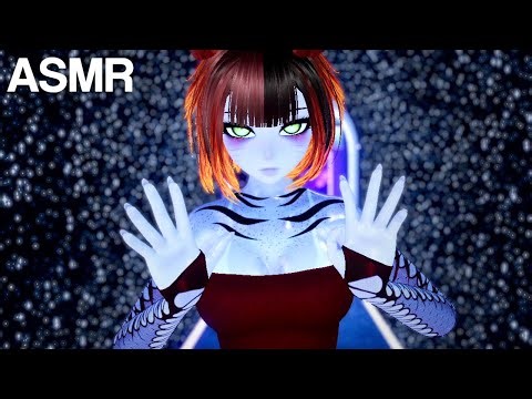 ASMR Comfy Face Tracing & Whispers To Sleep [3Dio] VRChat