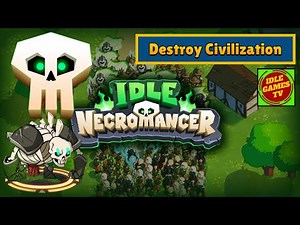 RAISE the UNDEAD in Idle Necromancer, beginner tips and tricks, guide, game review, gameplay