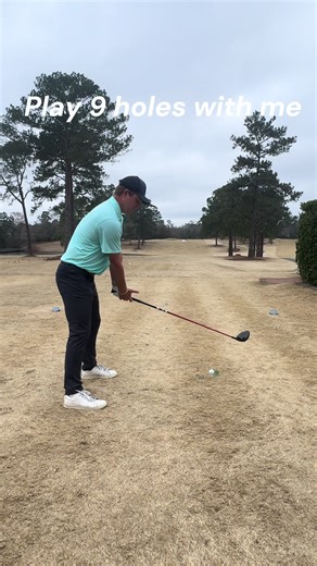 9 holes with stormy conditions. Clearly the putter needs some work #golf #golftok