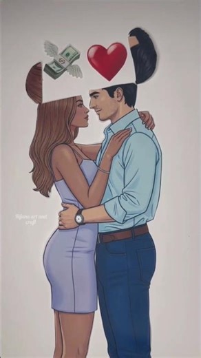 is this called real love?#animation#art#drawing#fakelove#money#love#shortsfeed#shorts#youtubeshort