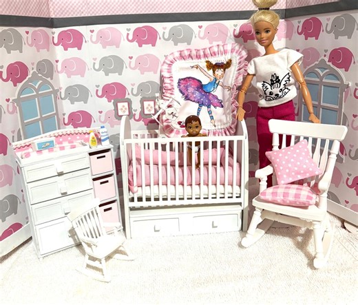1:6 Scale Complete Doll Nursery Ballerina Design. - Etsy