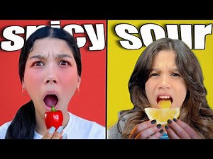EXTREME SPICY VS SOUR FOOD *CRAZY* | Familia Diamond