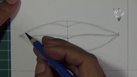 Beginner lip drawing tutorial: Smiles, frowns and emotion shapes