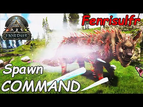 Fenrisulfr ARK Spawn Command | How To Summon The Fenrir Boss ARK FJORDUR CODE