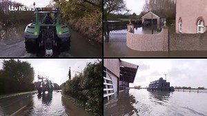 This tractor ride through Fishlake, a village in Doncaster, shows the devastation the floods have caused. | ITV Calendar