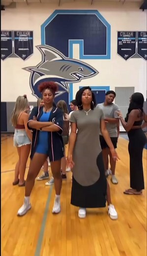 UDA camp here we come!! 🦈🤍💙 #colgan #dancers #danceteam #colgandanceteam #varsitydance #fyp #dancersoftiktok #highschool #foryou @Varsity Spirit | Cheer & Dance