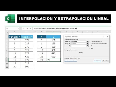 Como realizar una Interpolación y Extrapolación Lineal en Excel 👨‍👨‍👧‍👦