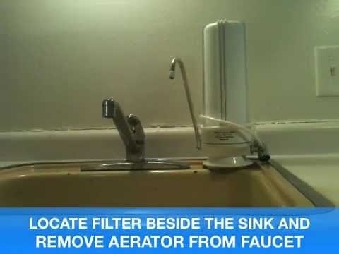 How to install a Countertop Water Filter System