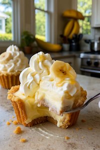 58K views · 166 reactions | Banana Cream Pie Cupcakes A light, creamy...