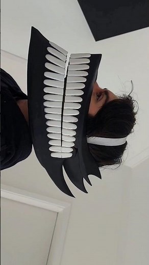 We made Okarun's mask (and it opens!)