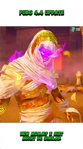 Pubg 4.4 update new mummy suit 🔥🔥🔥