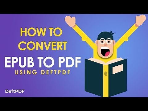 How to convert ePub to PDF using DeftPDF