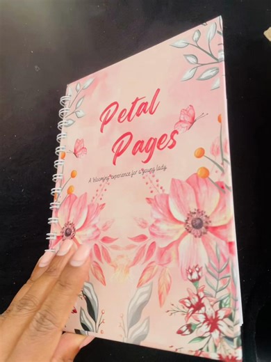 Introducing Petal pages.a menstrual journal for girls between 10-15yrs who are blooming to young women. A safe space for them to write down their thoughts. Grab it for Ksh 2000 for your daughter,younger sister,niece,god daughter etc Delivery fee exclusive. Dm to make your order. #menstrualhygiene #menstrualsupport #Menstrualjournal