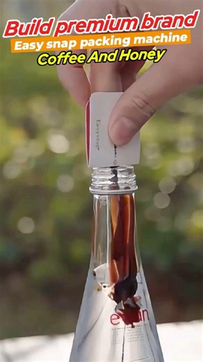 coffee and honey easy snap packing machine #packagingmachine