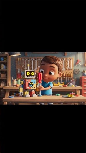 Tom & The Friendly Robot 🤖 | Part 1 | Kids Cartoon Short