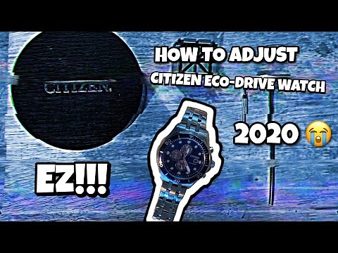 How To Adjust Citizen Eco-Drive Watch Band 2020