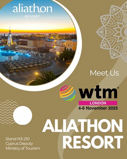 3.2K views · 17 reactions | We’re thrilled to be at WTM London 2025! ✨ Meet the Aliathon Resort team and discover the true spirit of Cypriot hospitality, where authentic experiences meet modern luxury. Let’s connect and shape unforgettable journeys together!  #WTMLondon #AliathonResort #CyprusHospitality #TravelIndustry #MeetUsThere | Aliathon Resort | Facebook