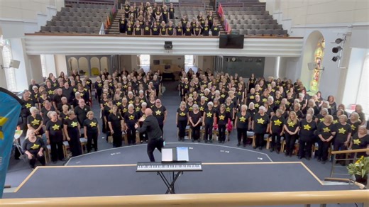 South Devon Rock Choir Big Sing - Plymouth July 6th 2024. Here is our brand new song 'Somewhere only we know'. How gorgeous does this sound! We have choirs in Torquay, Plymouth, Newton Abbot and Dawlish. Everyone is welcome. Why not come and give it a try next term? www.rockchoir.com. | Rock Choir South Devon • Choirs led by Richard Toomer
