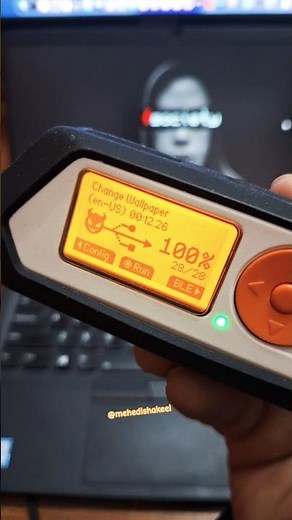 Flipper Zero BadUSB - PC Wallpaper Change Prank!!! #mehedishakeel #flipperzero #ytshorts