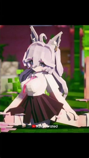 Cute Minecraft Girl 😍⛏️ #minecraft #game #gameplay #gaming #shorts #minecraftshorts #viral