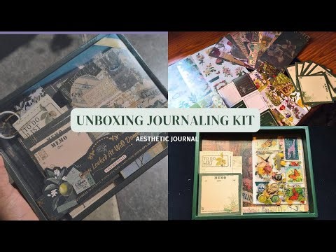 A Cozy Journaling Kit Unboxing 🍂 | Slow Living & Creative Moments