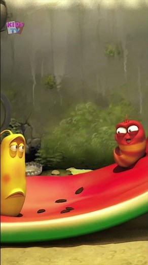Larva Arbuz Animowany film dla dzieci #shorts #przedszkole #watermelon #karatoon