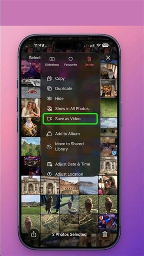 How to turn Live Photos into a Single Video on iPhone
