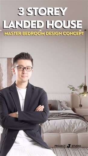 3 Storey Landed New Master Bedroom Design A design concept to match the daily life of the Mr & Mrs owner of this landed property #sgreno #sgrenovation #sginteriordesign #reelsviral #renovation #oldhouserenovation #fypシ | Project J Studio | Facebook