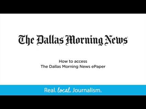 How to access The Dallas Morning News ePaper