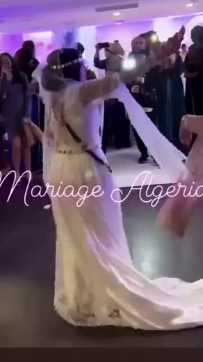 Elegant Dance Performance in Modern Algerian Wedding